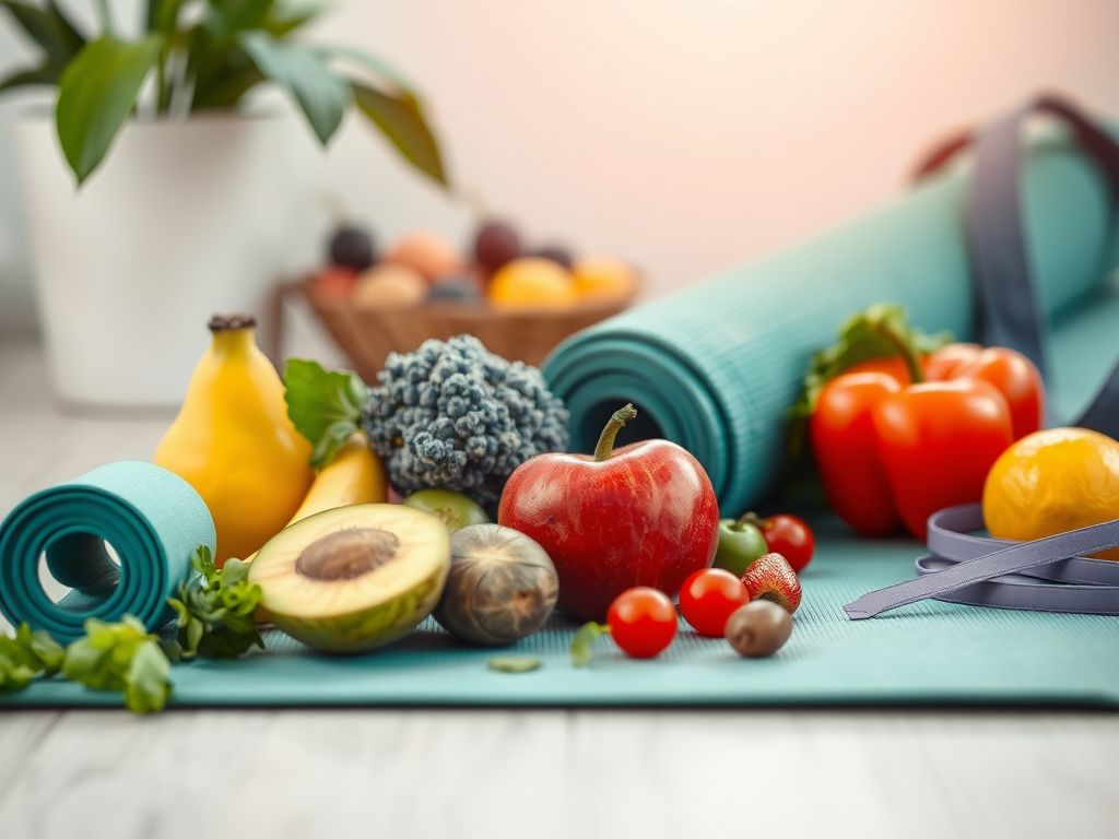 fruits and vegetables on a table